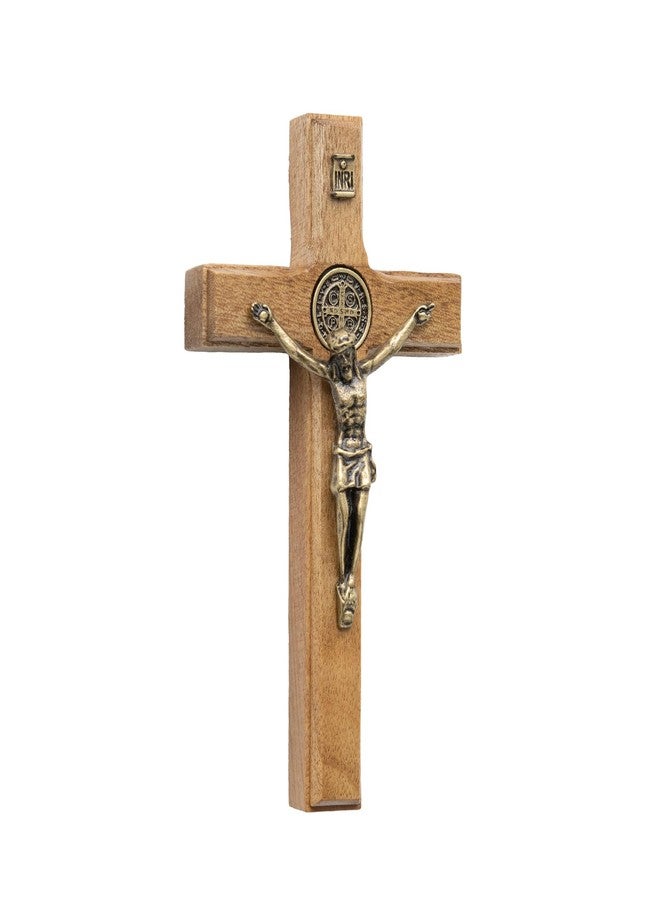 Intercession St Benedict Pocket-Sized Travel Crucifix, Wall Mount - Image 1